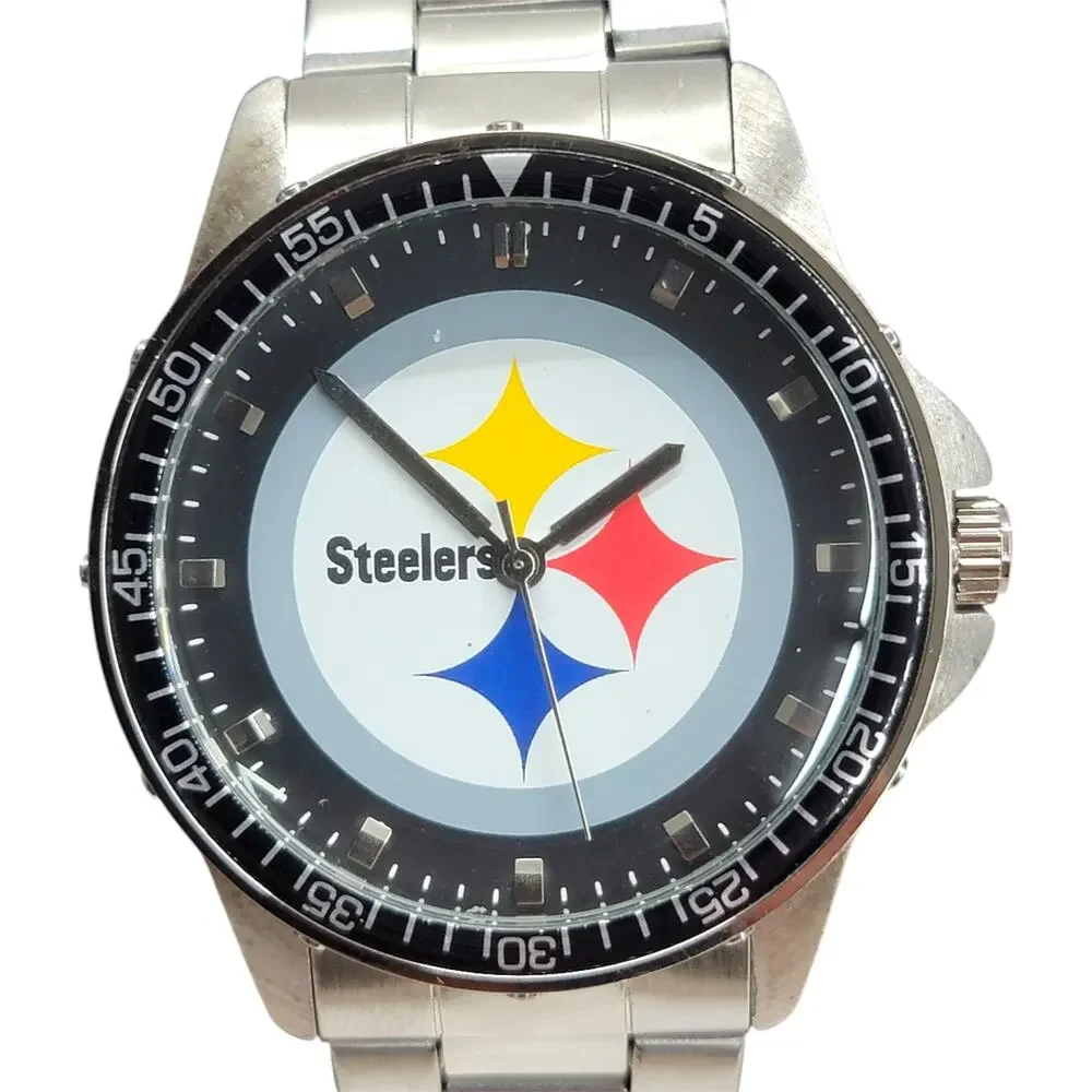 Game Time Pittsburgh Steelers Watch Mens Coach Series Quartz Analog